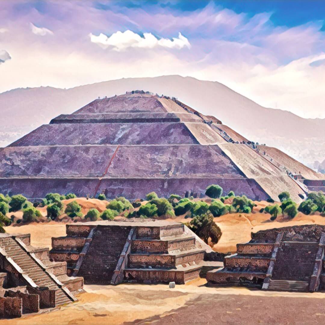 Antiga Cidade de Teotihuacan